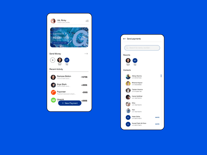 Giver - Fintech App 